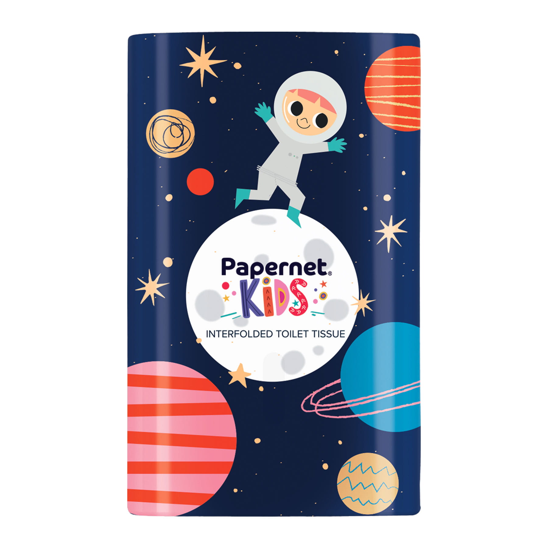 Papernet Kids "KOSMOS" dozownik do papieru toaletowego w listkach