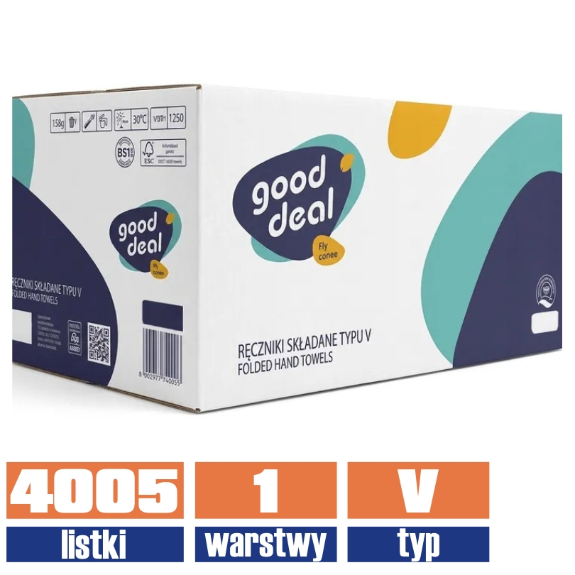 0048 LAMIX Good Deal ręcznik zz 100% celuloza 4005 listków