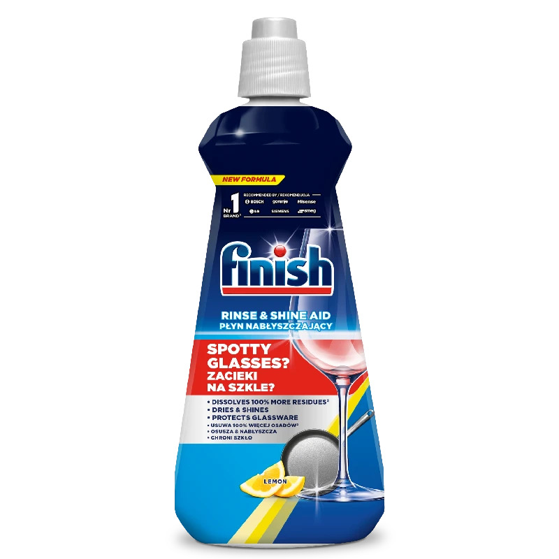 FINISH płyn nabłyszczający 400ml - lemon