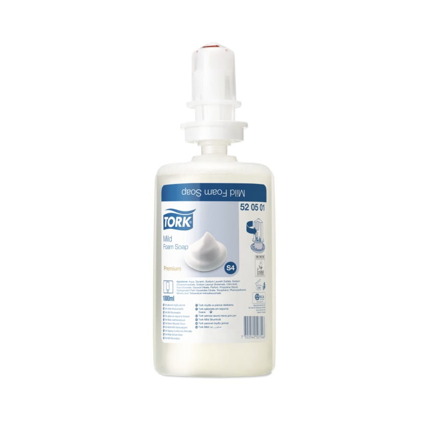 520501 TORK S4 delikatne mydło w pianie 1L